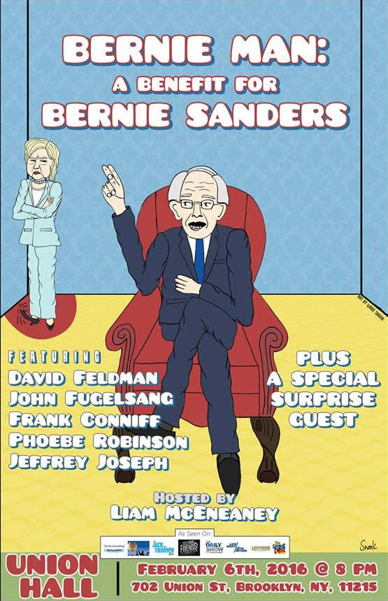 Bernie Man: A Benefit for Bernie Sanders